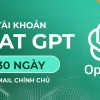 Chat GPT Plus Chính Chủ