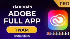 Tài khoản Adobe Full Apps giá rẻ